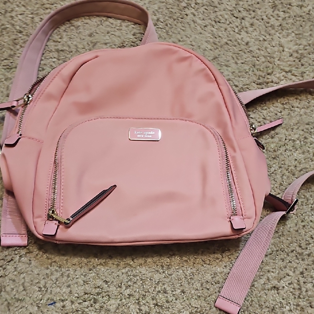 kate spade blush pink small backpack